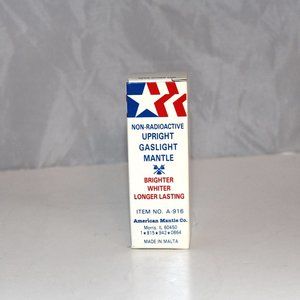 Vintage Upright Gaslight Mantles American Mantle CO. A-916 New In Box
